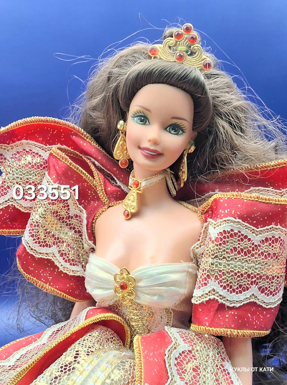 Кукла Барби винтаж Happy Holidays Barbie (brunette) Special Edition Mattel 1997год . 033551