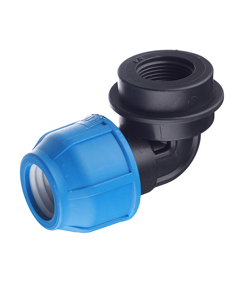 Отвод компрессионный ПНД Pro Aqua UNIO d25х1/2" внутренняя резьба