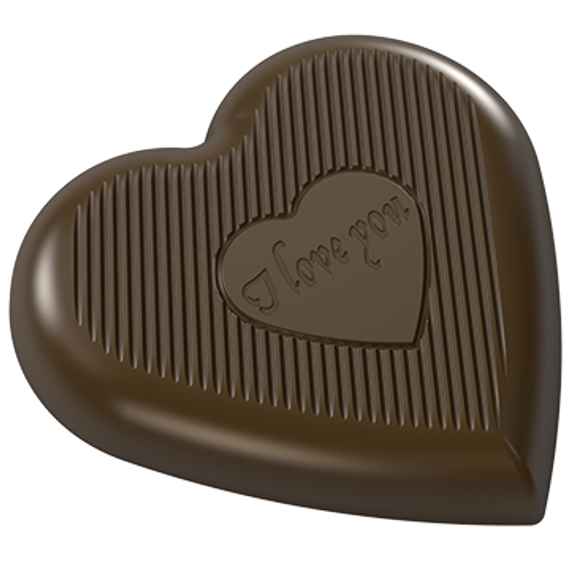 338 | Форма для шоколадных изделий &quot;Признание&quot; (275*175 мм)