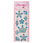 Наклейки-стразы Alingar, акриловые, "Корона", корона, цветы, пакет с европодвесом