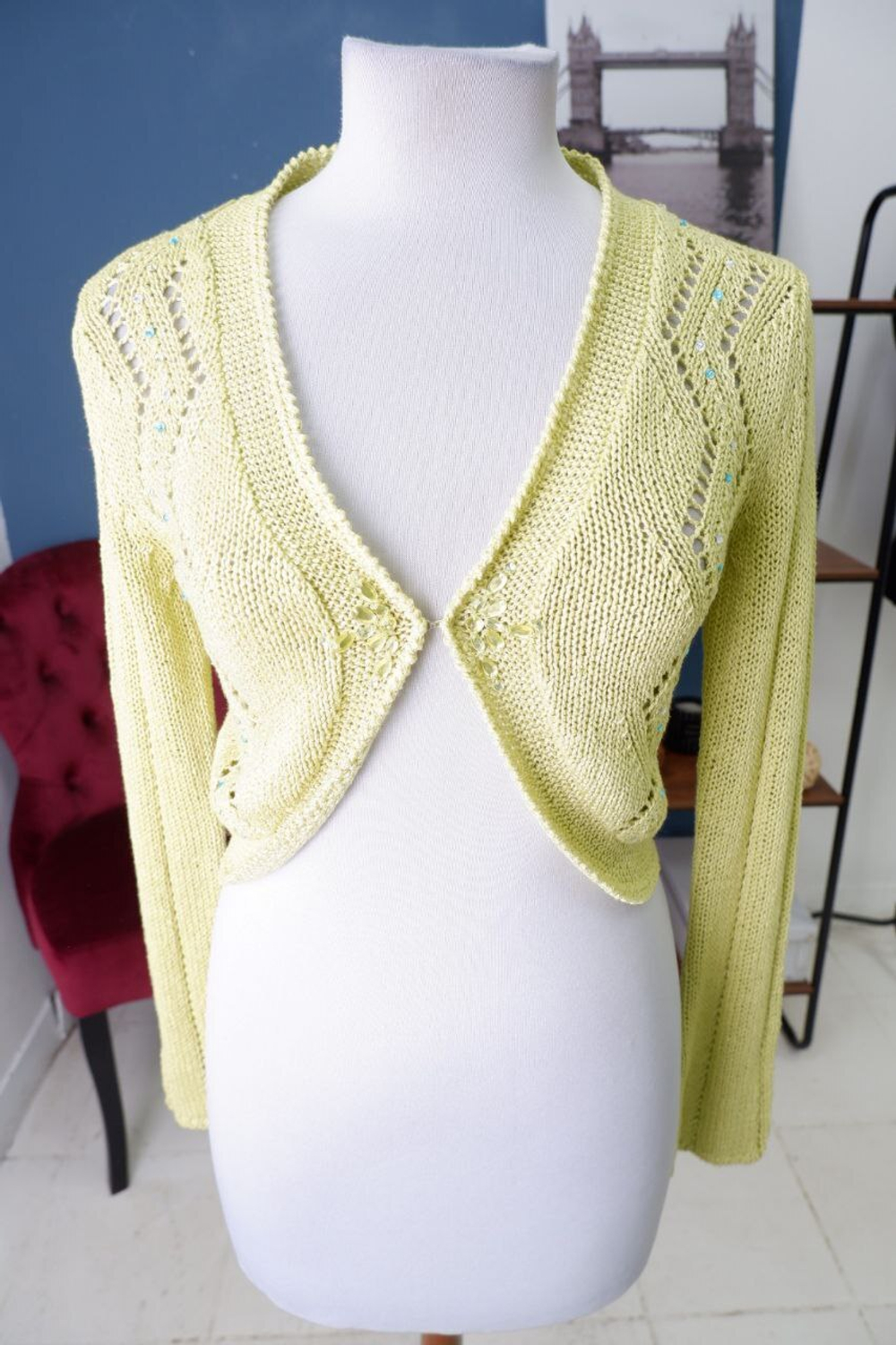 Кардиган Hualian вязаный 46 размер