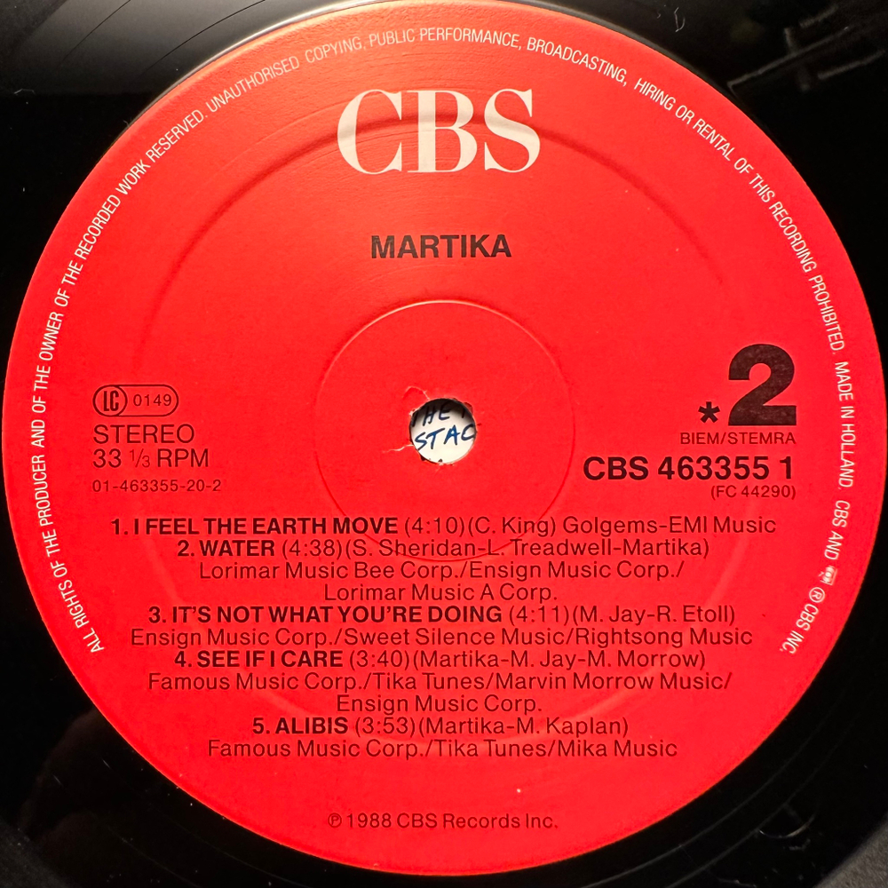 Martika - Martika (Голландия 1988г.)