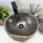 Раковина из речного камня RS-63894 (43*37*15) 0120
