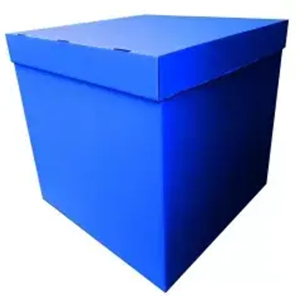 Коробка для воздушных шаров Розовый, 60*60*60 см, 1 шт.