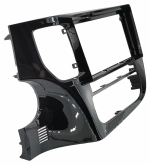 Магнитола для Mitsubishi Outlander 3 2012-2024 (овальный климат, Китай) - Teyes CC3-2K-360 монитор 9.5" 2K QLED на Android 10, 6Гб+128Гб, CarPlay, 4G SIM-слот, 4 камеры в комплекте