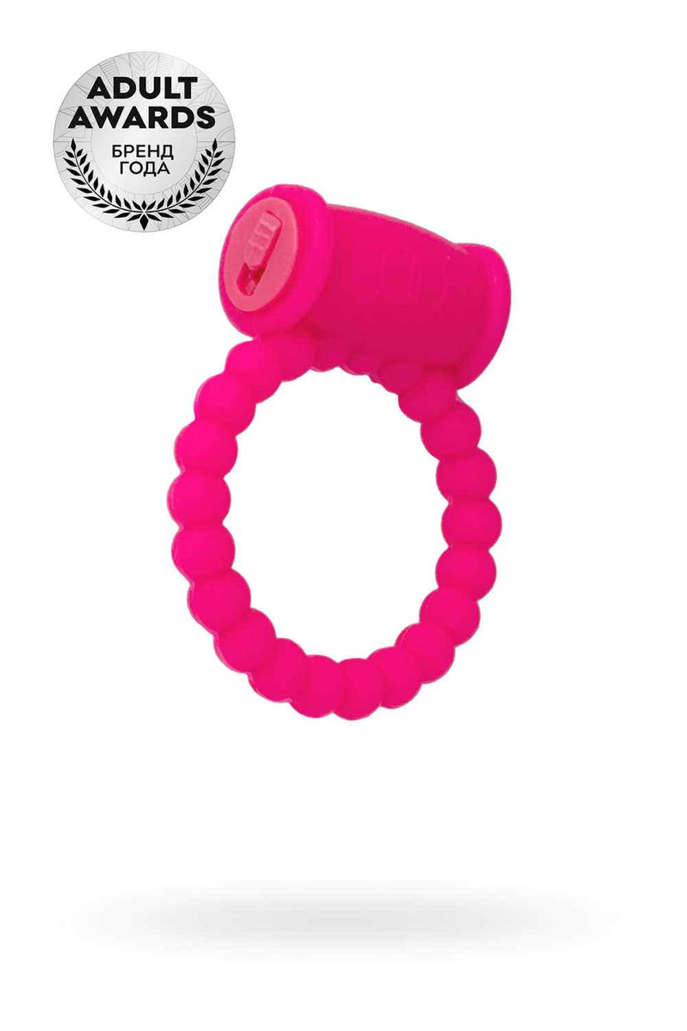 Эрекционное кольцо на пенис TOYFA A-Toys Nevy, силикон, розовый, Ø 2,5 см