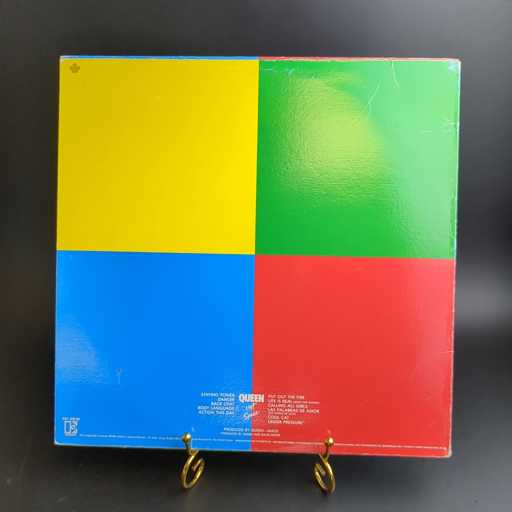 LP Queen – Hot Space. Зарубежный рок. Виниловая пластинка 12 дюймов. Canada 1982 год