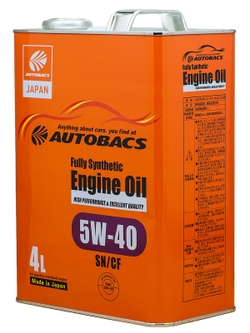 AUTOBACS Fully Synthetic 5W-40 SN/CF/GF-5