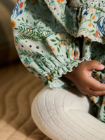 Платье-песочник и колготки в комплекте для девочки Next AN7-953, Зеленый