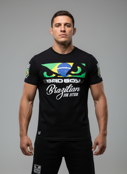 Футболка Bad Boy World BJJ черная