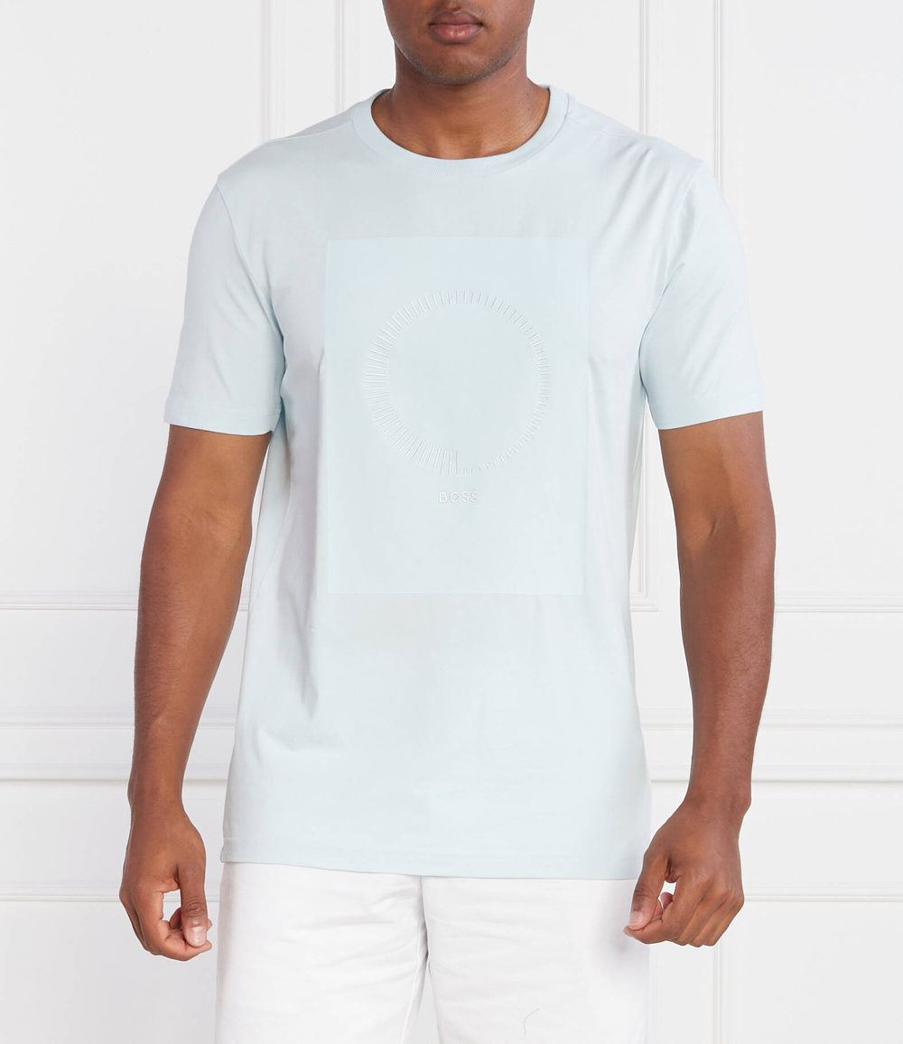 Футболка Tee 4 BOSS GREEN - голубой(50494337)