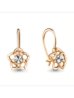 Детские серьги из золота 585 пробы