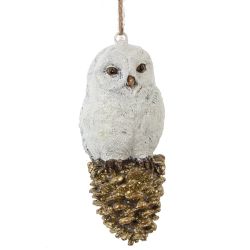 GAEM Украшение новогоднее "Сова", L7 W6 H14 см, 2в.