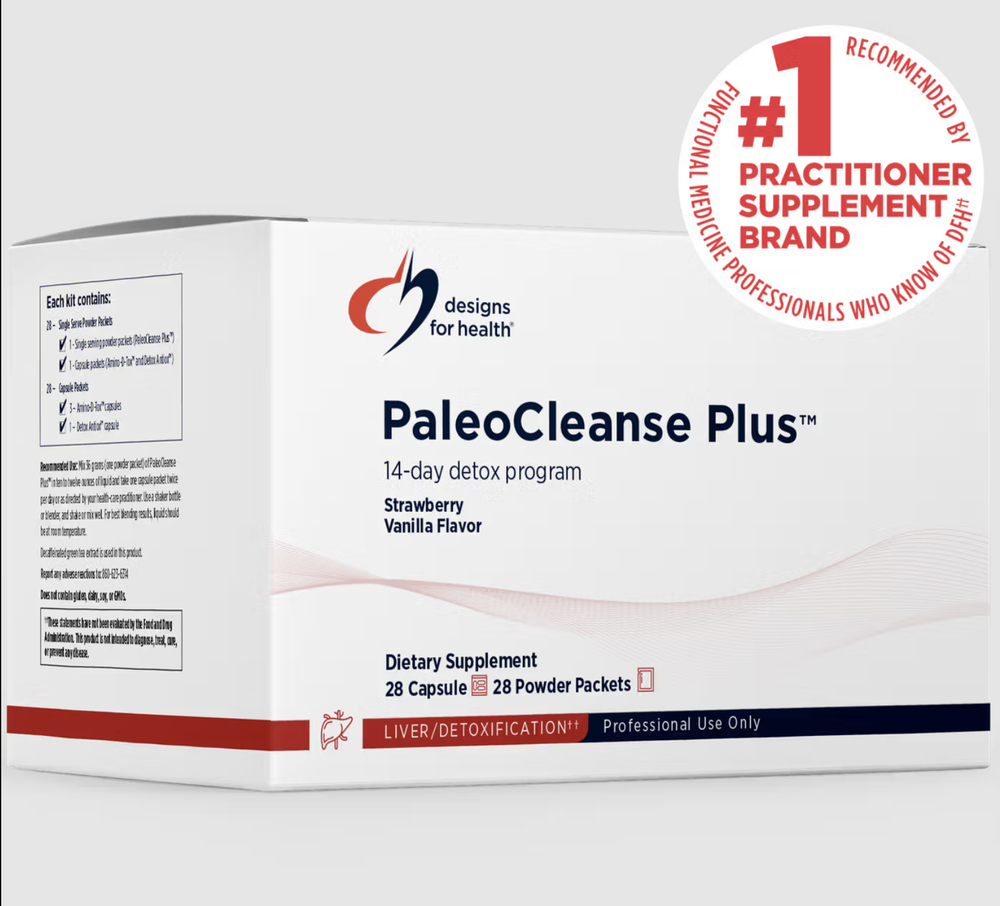 Designs For Health - PaleoCleanse Plus™ Strawberry Vanilla 14 Day Detox Program