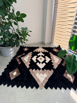 Покрывало меховое ковер из шкуры овчины