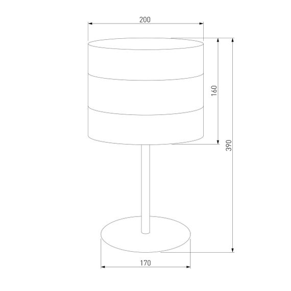 Настольная лампа TK Lighting 5056 Tago White