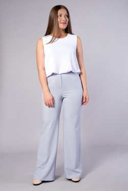 Брюки женские 02, серебристый #259Ср0202