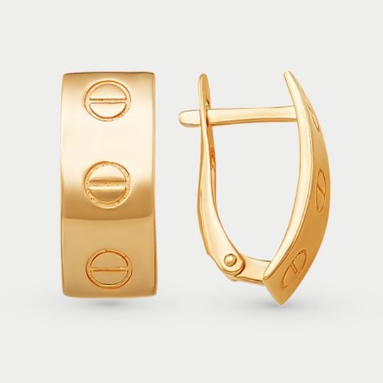 Серьги золотые