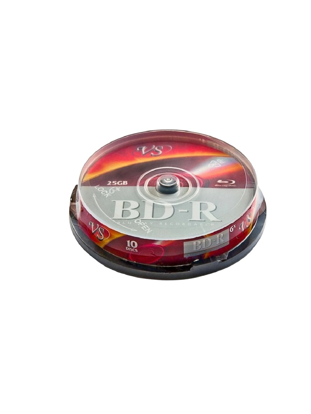 Диски VS BD-R 25 GB 6x CB/10 (620250)