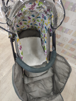 Санки-коляски Galaxy Snow kids 3-3С джинс серый