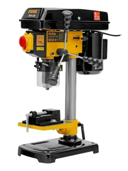 Станок сверлильный DENZEL, DDM-350L, 13 мм, 350 Вт мощность, 620-2620 об/мин и 5 скоростей, регулировка высоты стола и лазер, настольный 95321