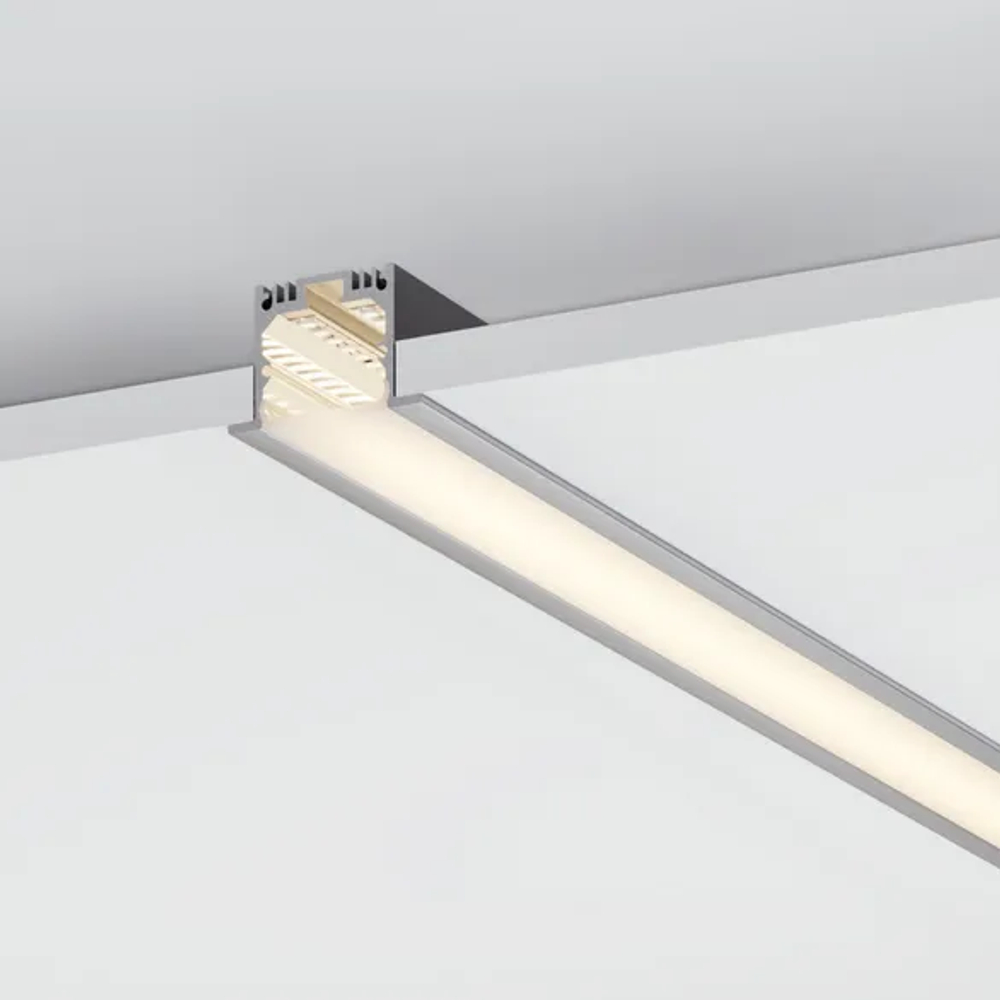 Профиль с экраном SL-LINIA49-F-2500 ANOD+OPAL (Arlight, Алюминий) 020469