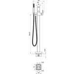 Скрытая часть для смесителя Ravak R-Box RB 07A.50 X070427 G 1/2