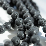 Лава вулканическая натуральная, 12,7мм, шар