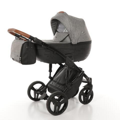 Детская коляска Junama City 3 в 1 (светло-серый)