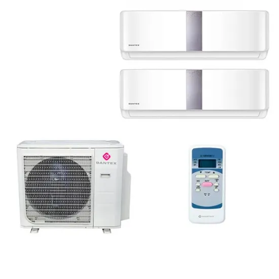 Мультисплит система на 2 комнаты Dantex RK-M09CN x 2 / RK-2M18HM2E-W