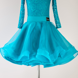 юбка с органзой