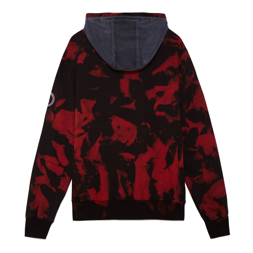 Hoodie Reflective City Camo  Red/Black Patch Logo