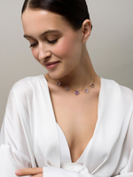 Чокер "Amour" с аметистом Gold