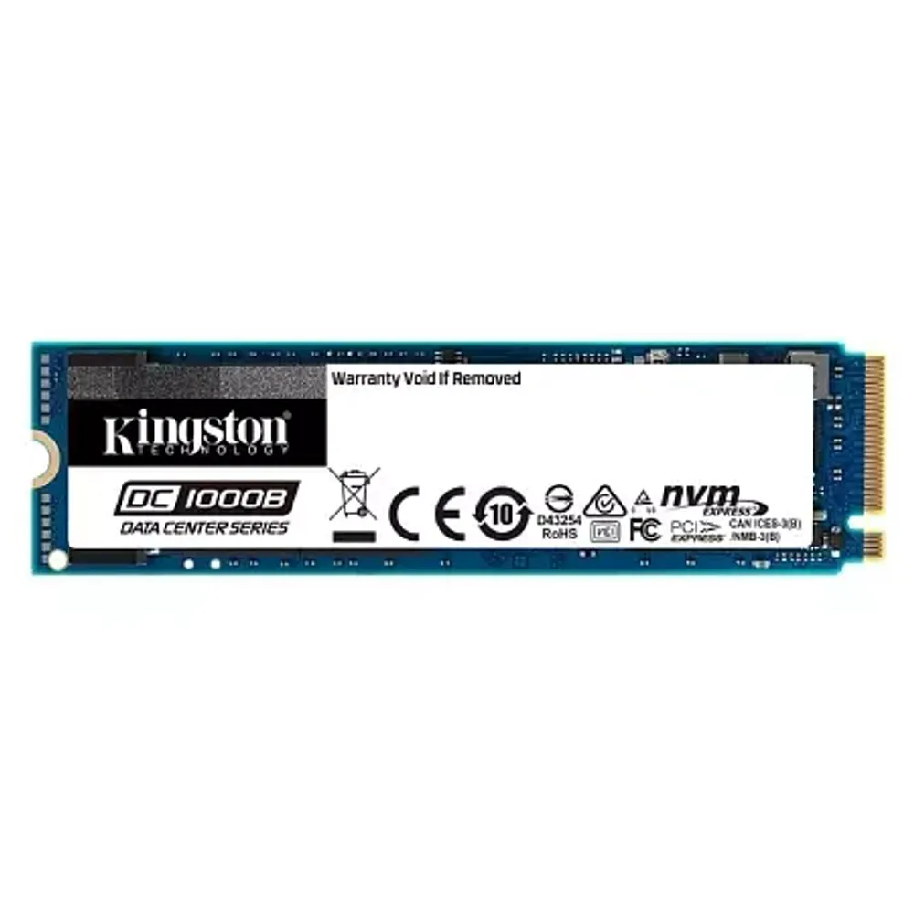 KINGSTON DC1000B 240GB Enterprise SSD, M.2 2280, PCIe NVMe Gen3 x4, Read/Write: 2200 / 290 MB/s, Random Read/Write IOPS 111K/12K