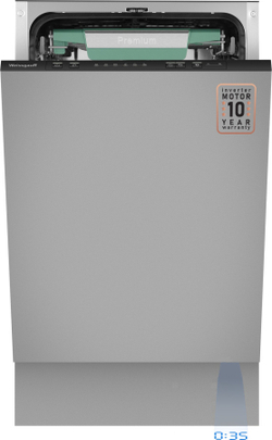 Встраиваемая посудомоечная машина Weissgauff BDW 4536 D Inverter Autoopen Timer Floor узкая (436883)