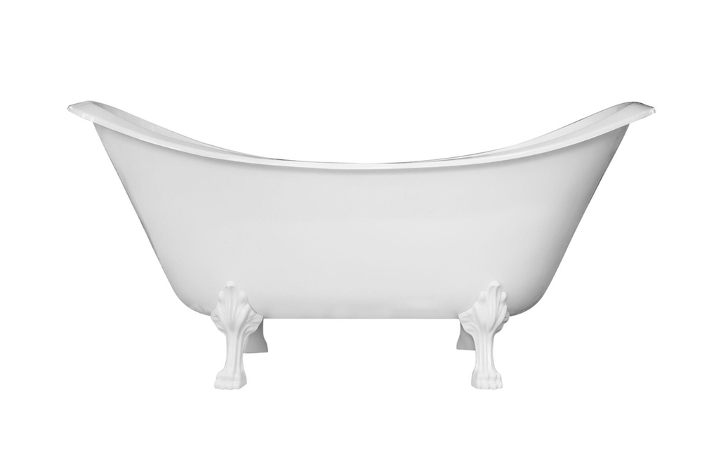 Ванна из литьевого мрамора Эстет Скарлетт 180х77 белая, ФР-00001245