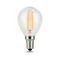 Лампа светодиодная филаментная Gauss E14 7W 2700К прозрачная 105801107