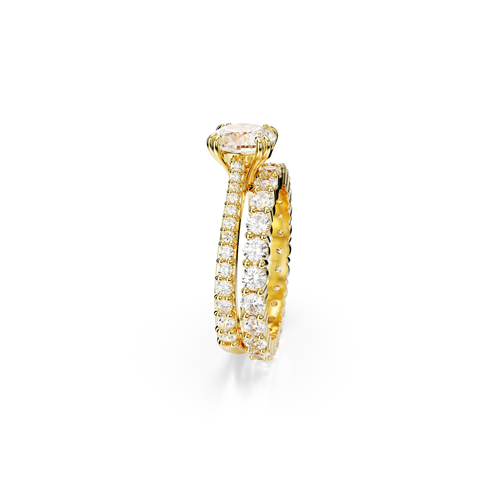 STILLA:RING DOUBLE WHI/GOS 52