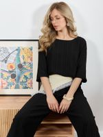 Блузка Сиеста-6 Виотекс ЧЁРНЫЙ