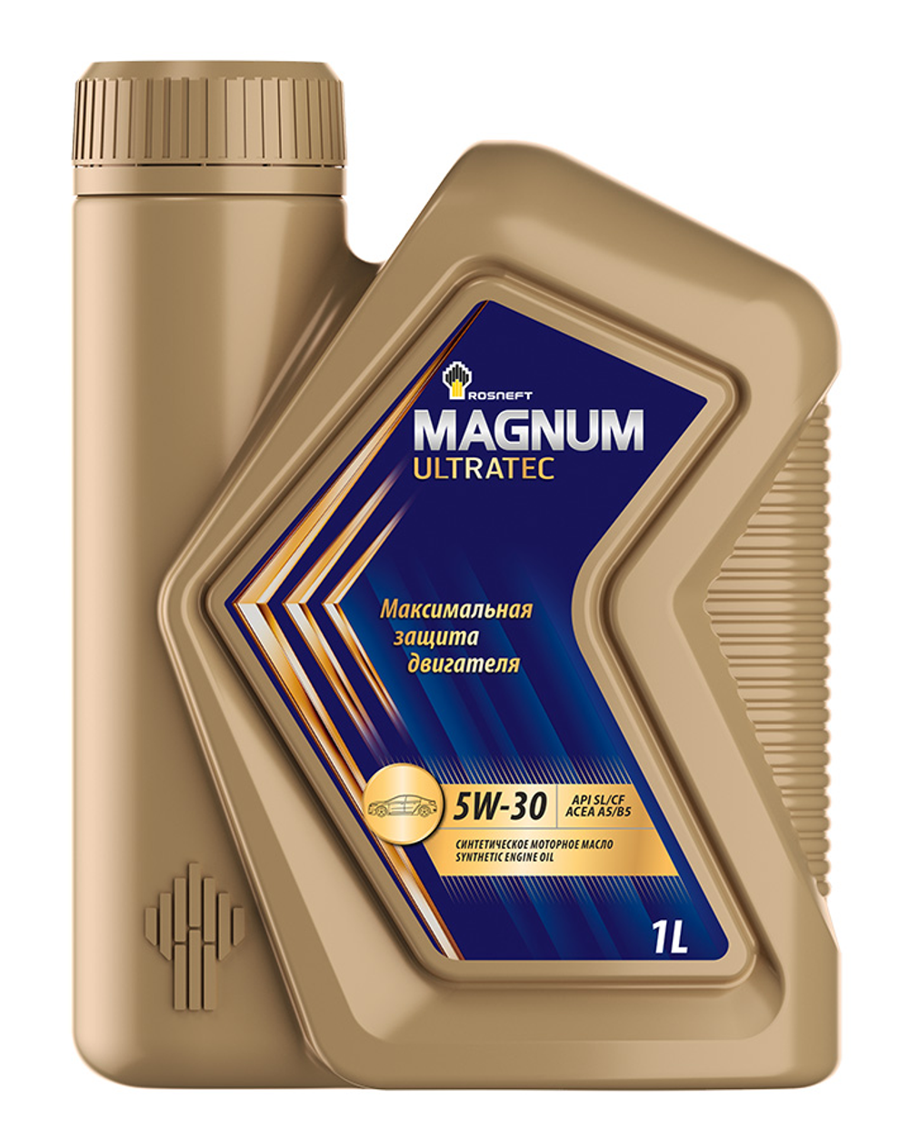 Моторное масло Rosneft Magnum Ultratec 5W-30, SL/CF, синтетическое, 1 л