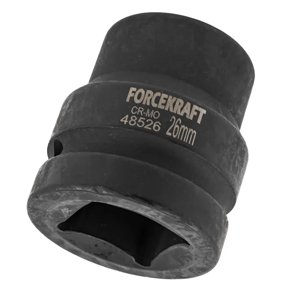 Головка ударная 1'', 26мм (6гр.) FORCEKRAFT FK-48526
