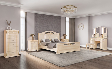 Спальня «Флориана» бежевая