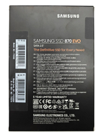 Samsung 870 EVO 250 ГБ Внутренний SSD-диск 2.5" SATA (MZ-77E250BW)