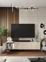 Тумба под телевизор напольная 180х55х40 кашемир, Слип 1