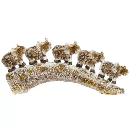 787060 Фигурка декор. "5 слонов"