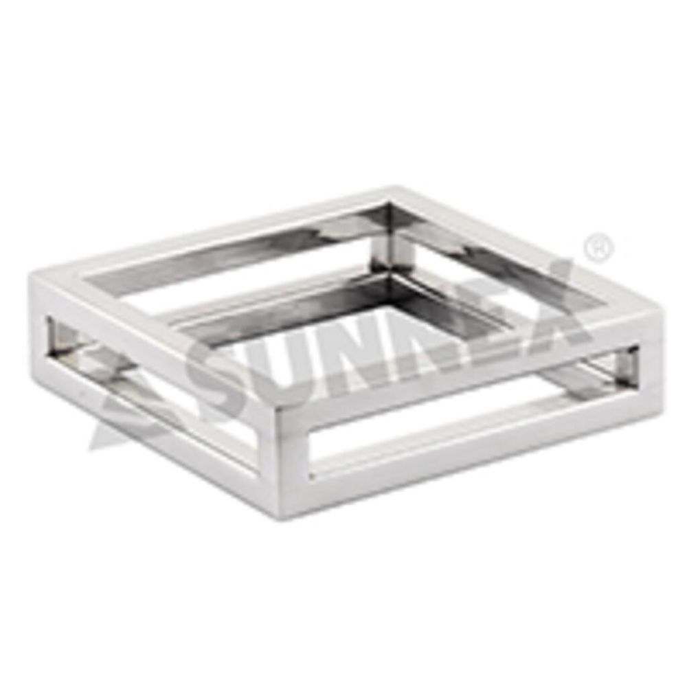 Подставка фуршетная стойка 12*12*3 см квадрат нерж. P.L. Proff Cuisine