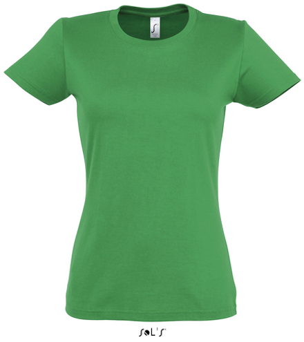 Футболка Imperial женская 100% хлопок Зелёный  XL