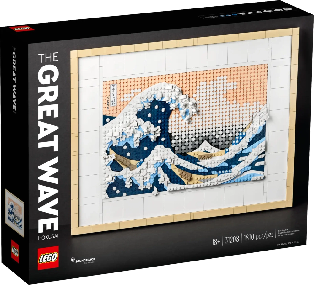 Конструктор LEGO ART 31208 Хокусай – Великая волна