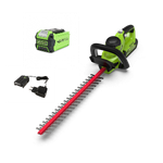 Аккумуляторный кусторез Greenworks G40HT61, 2200907,40v, 60 см, в комплекте с АКБ 2 А·ч и ЗУ