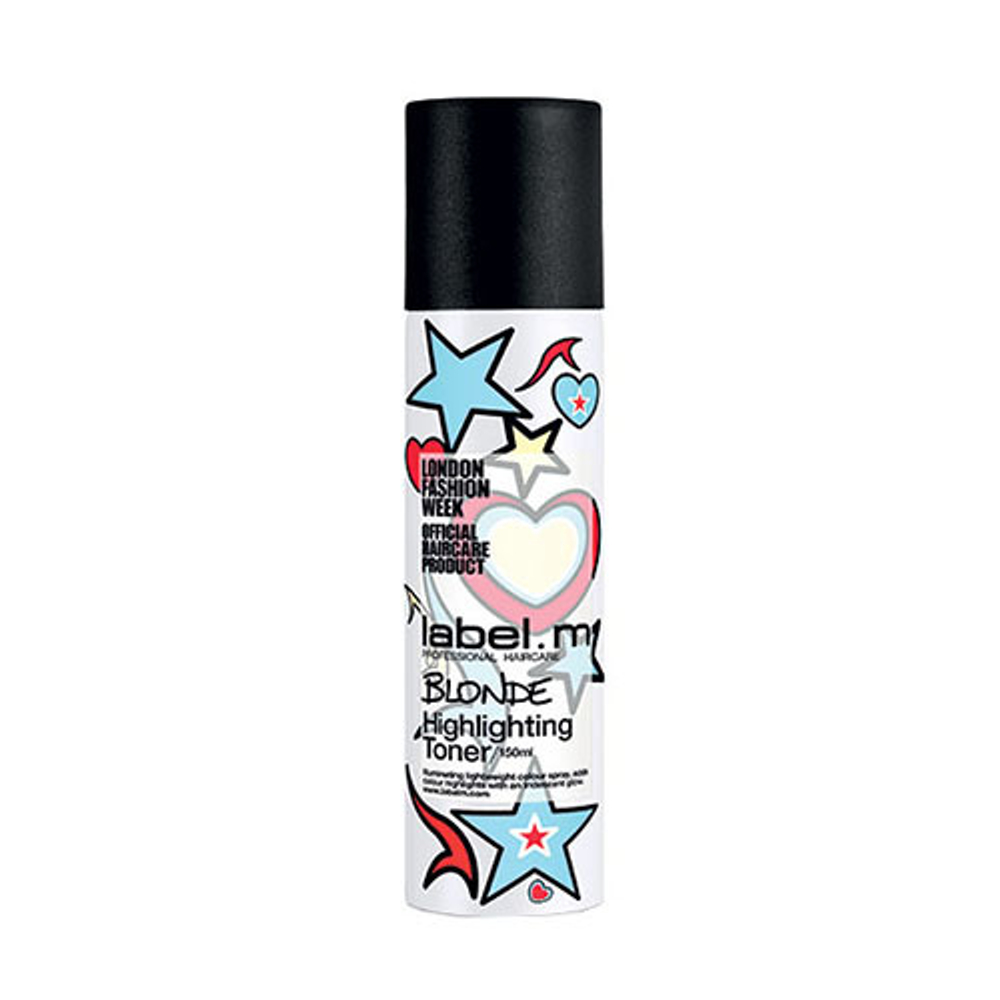 Спрей-блеск для волос тонирующий блонд Label.m Highlighting Toner Blonde 150мл